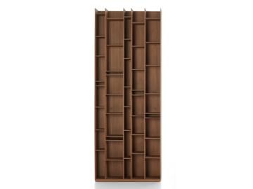 RANDOM WOOD - Modular wood fibre bookcase by MDF Italia - view 2